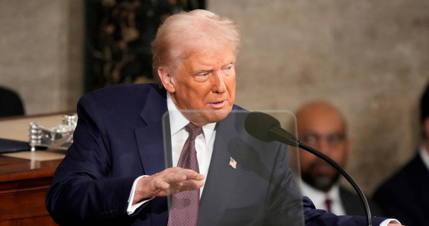 川普。（圖／達志／美聯社）