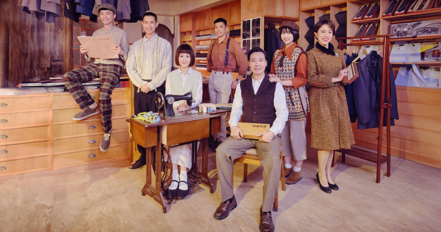 台視《寶島西米樂》釋出主視覺設計，呈現時代劇質感。（圖／台視）