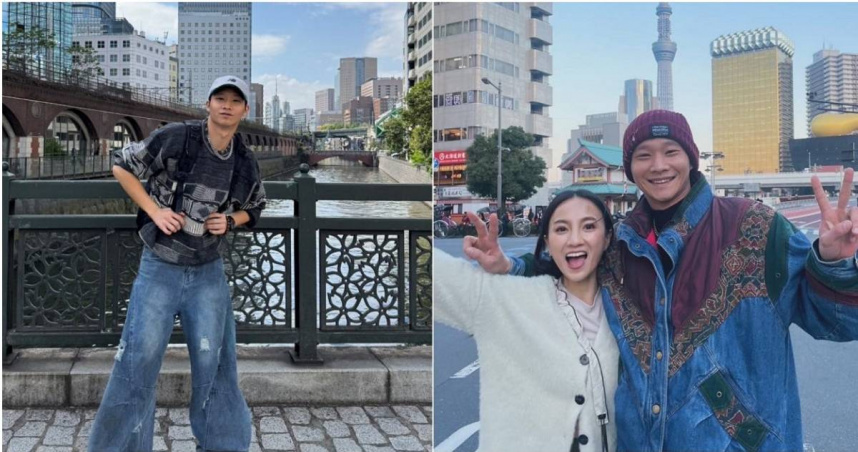 黃冠智到日本演出舞台劇《流浪樹》，與張寗建立情同姐弟的革命情感。（圖／影一製作所）