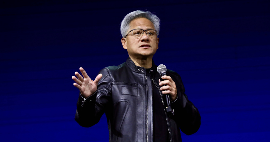 輝達執行長黃仁勳。（圖／方萬民攝）