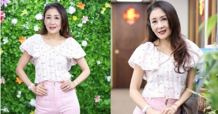 曲艾玲接受孝親獎專訪。（圖／陳俊吉攝）