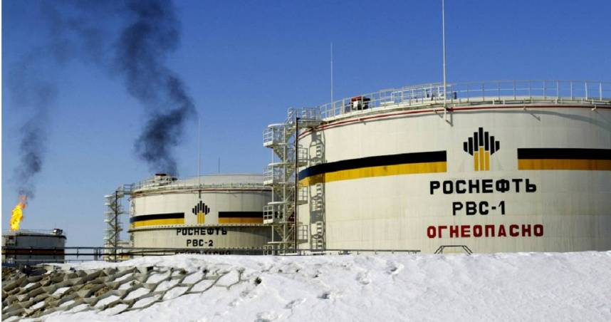 俄羅斯國有石油巨頭「俄羅斯石油公司」（ROSNEFT）的設施。（圖／達志／美聯社）