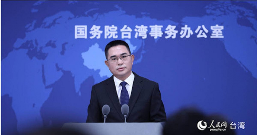 國台辦發言人陳斌華。（圖／翻攝自人民網）