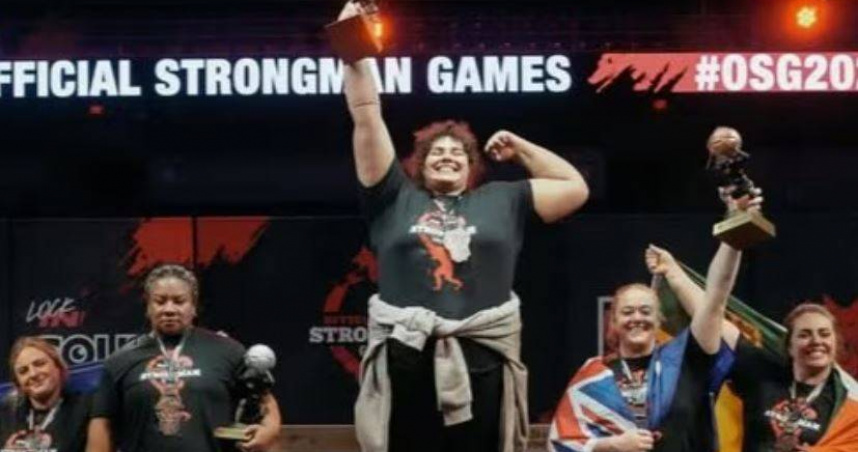 美國女子大力士選手布克（Jammie Booker）。（圖／翻攝自IG，Official Strongman）