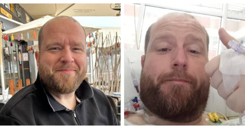 手術前，Mike 是一名活躍的安全顧問，經常出差全英各地。（圖／Mike Jones 提供）