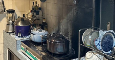 北市消防局提醒民眾煮食應主要用電用火安全。（圖／翻攝畫面）