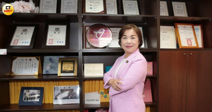 從政30多年的立委楊瓊瓔（圖）爭取2026台中市長大位勢在必得。（圖／周志龍攝）