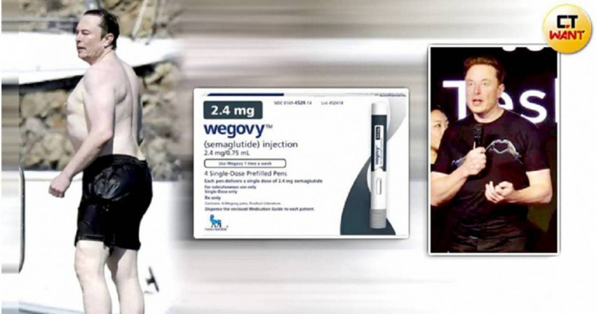 「瘦瘦針」蔚為風潮，連Tesla聯合創始人伊隆．馬斯克（Elon Reeve Musk）也是愛用者。圖非指涉當事特定產品。（示意圖／CTWANT後製組）