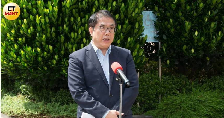 台南市長黃偉哲針對總統賴清德外交行程受阻一事，表達嚴厲譴責。（圖／CTWANT攝影組）