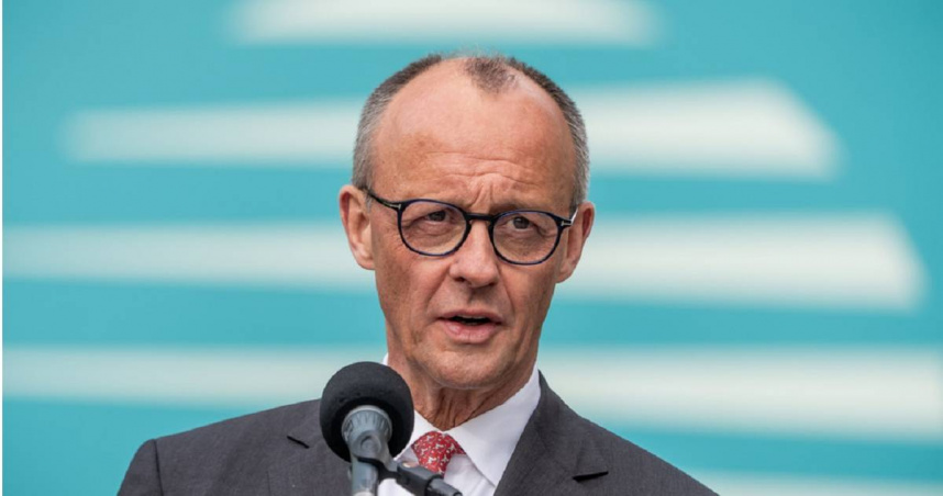 德國總理梅爾茨（Friedrich Merz）。（圖／達志／美聯社）