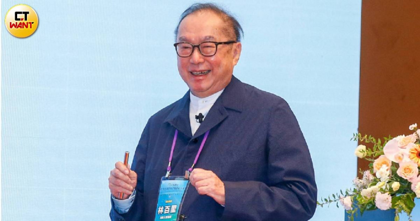 廣達董事長林百里。（圖／黃耀徵攝）