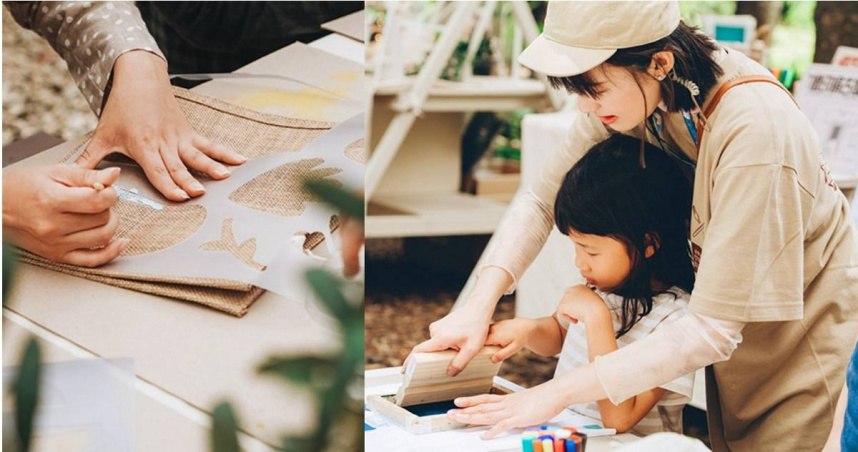 購票參與「作繪來野餐」活動，可以體驗一堂島國手作課，活動單人一日券售價1,290元。（圖／雄獅文具想像力製造所提供）