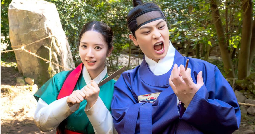 陸星材與金知妍交情已有16年，合作起來默契十足。（圖／取自sbsdrama.official IG）