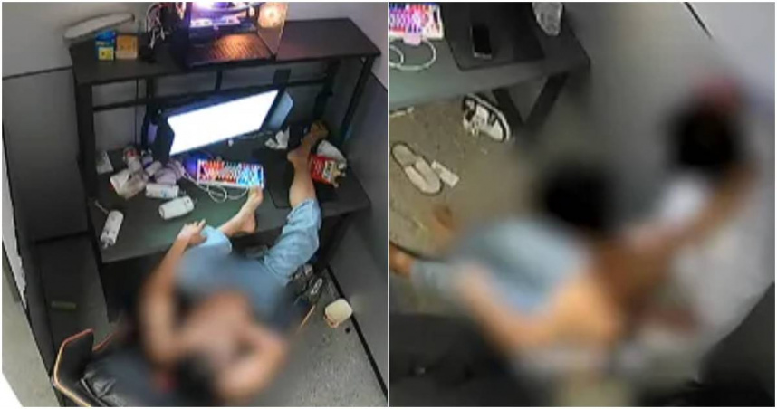 大陸一名患有糖尿病的26歲男子小雷，因在網咖通宵打遊戲，竟爆吐不止最後猝死在包廂地板上。（圖／翻攝自瀟湘晨報）