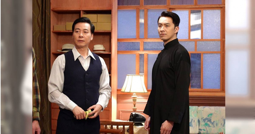 尹昭德（左）私下俏皮舉動，經常逗樂現場。（圖／台視）