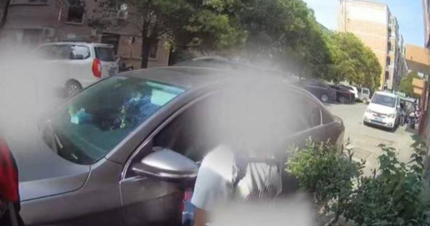 3名小學生驚見社區種罌粟，當街攔車帶警掃毒。（圖／翻攝自極目新聞）