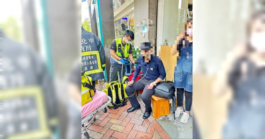 行動電源自燃意外再添一件，三峽男手部灼傷送醫。（圖／翻攝畫面）