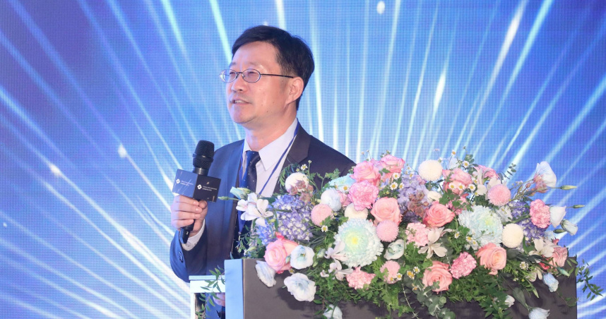 中華經濟研究院院長連賢明揭韓國換15%稅率的「代價」。（圖／劉耿豪攝）