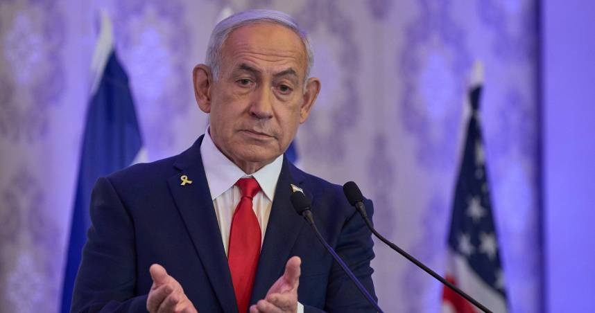 以色列總理納塔雅胡（Benjamin Netanyahu）為行動辯護，強調這是「徹底擊敗哈馬斯、迅速結束戰爭的最佳方式」。（圖／達志／美聯社）