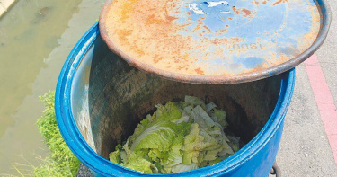 台中外埔綠能生態園區以收集台中市生廚餘為主要發電來源。（圖／中國時報郭良傑攝）