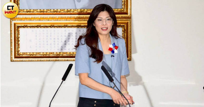 前立委鄭麗文以最高票數當選新任國民黨主席。（圖／方萬民攝）