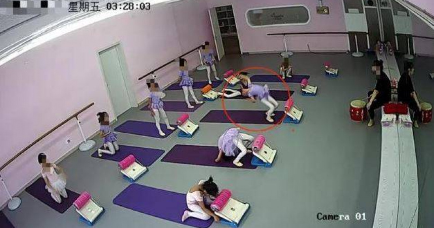大陸山東1名6歲女童在舞蹈課「下腰」時受傷致癱瘓。(圖/翻攝自大風新聞)