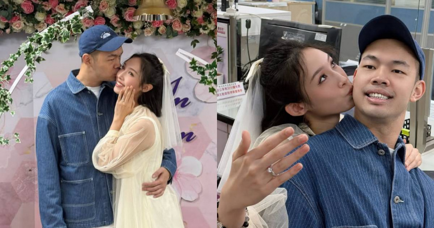陳大天、劉樸宣布結婚。（圖／翻攝自Instagram@pu_liu）
