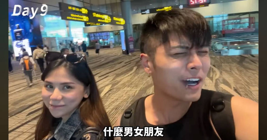 蕾菈與晨灰有不少合作影片，還扮演男女朋友關係。（圖／翻攝自晨灰YT）