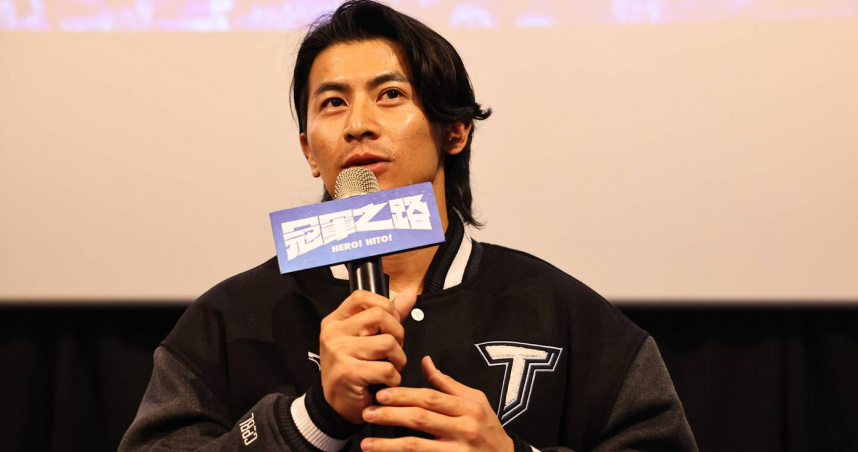 續任臺灣隊長的陳傑憲到場支持《冠軍之路》。（圖／中華職業棒球大聯盟提供）