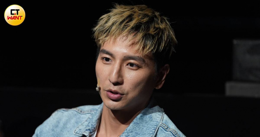 小煜被問到王子近況，十分無奈。（圖／蘇聖倫攝）