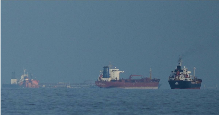 美軍12日據報擊落了多架朝荷姆茲海峽方向飛行的伊朗攻擊無人機。（圖／達志／美聯社）