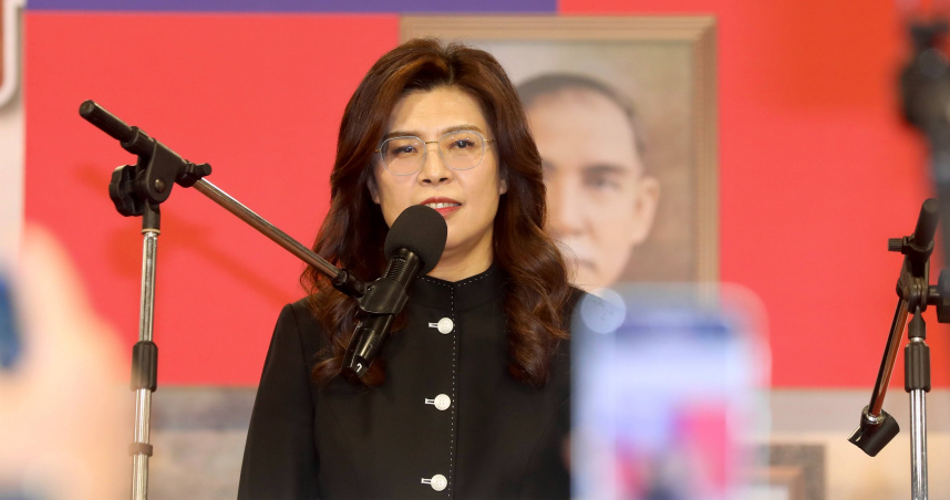 國民黨主席鄭麗文出席「全國各界紀念七七抗戰暨慶祝黃復興成立七十週年」。（圖／方萬民攝）