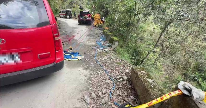 警方10日上午在偏僻之吉安鄉山區產業道路邊坡尋獲楊男遺體。（圖／報系資料照）