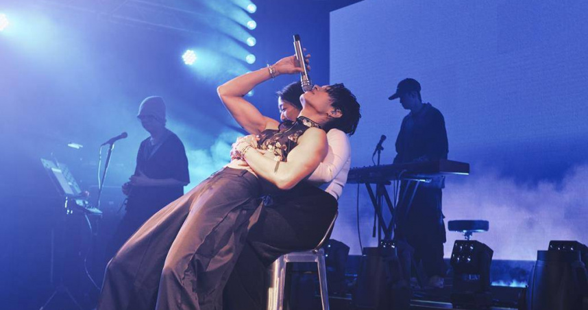 KIRE邀歌迷上台互動，嗨翻全場。（圖／The Kid Who Flew 翼有限公司 提供）