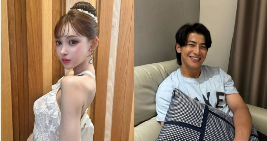 有網友PO出明日花綺羅IG個人頁面截圖，被其他眼尖網友發現陳傑憲也有追蹤。（圖／截取自IG＠hsien_1994、asukakiraran）