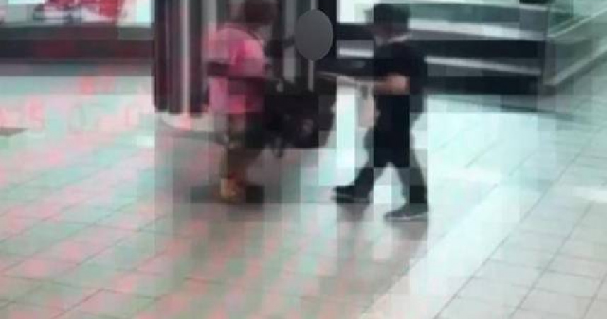 台北市中山地下街一名66歲張姓男子因不滿音樂被切斷，掏出魚刀恐嚇女子，警方4小時內將其逮捕。（圖／翻攝畫面）