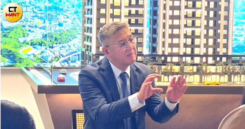 嘉潤建設董事長賴嘉鴻認為，要算利益每個人都會算，想要在整合中談得順利，就要將心比心。（圖／林榮芳攝）