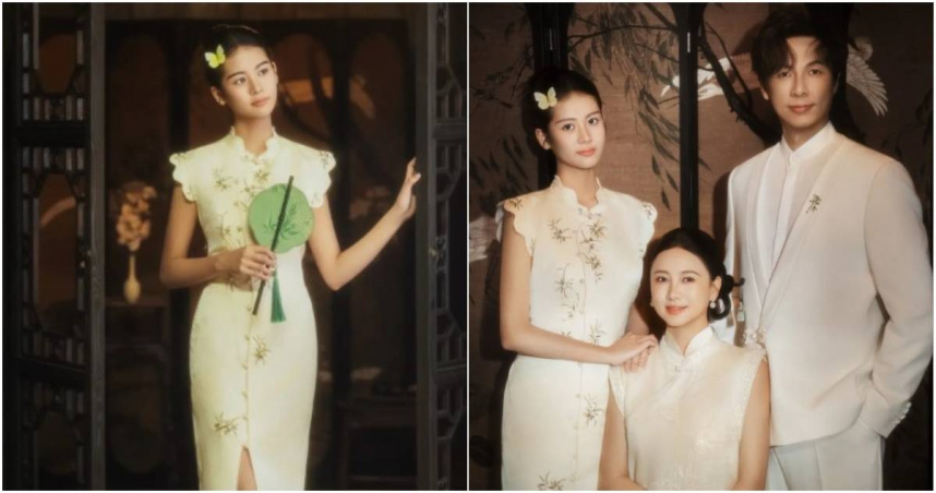 左圖為劉蒔。右圖由左至右為劉蒔、翁虹、劉冠廷。（合成圖／翻攝自抖音／劉蒔Crystal）