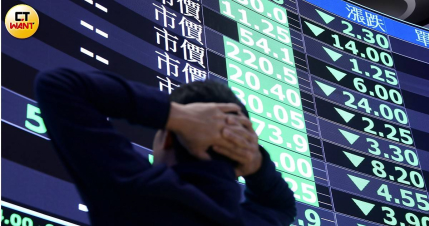 台股17日收在27,302.37點，跌345.50點。（圖／黃耀徵攝）