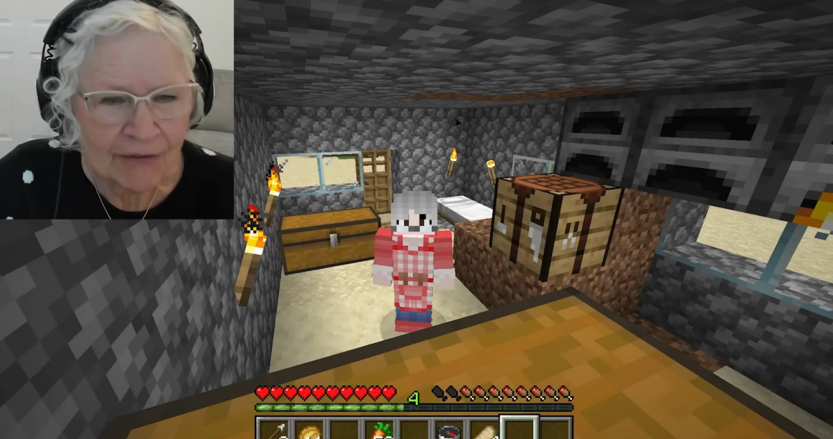 81歲阿嬤玩《Minecraft》爆紅募醫費感動網友