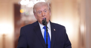 川普表示，若談判最終破局，美軍可隨時行動。（圖／達志／美聯社）