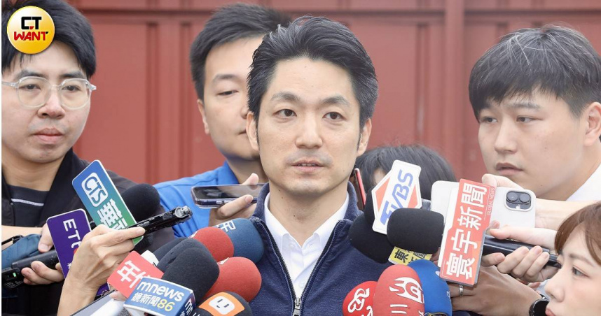 蔣萬安出席「台北市文山區景豐二區社會住宅新建工程開工典禮」。（圖／方萬民攝）