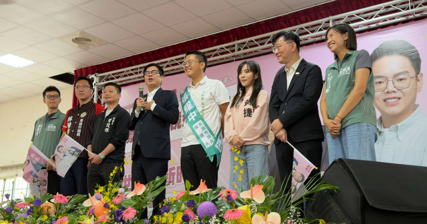 高雄市長陳其邁子弟兵、林園大寮市議員候選人張耀中今（18）日成立競選總部。（圖／張耀中競選總部提供）