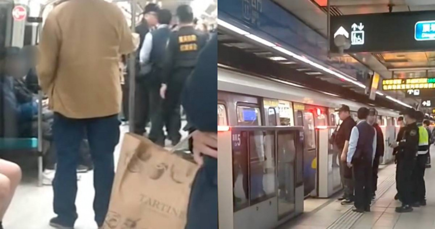 男網友示警，搭台北捷運時，板南線江子翠至西門路段突有一名女子在車廂內大吼，嚇壞不少人。（圖／翻攝自Threads／mrxw._1226）