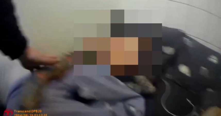 林姓男子收大哥委託毆打司機，5日中午在桃園住處落網。（圖／翻攝畫面）