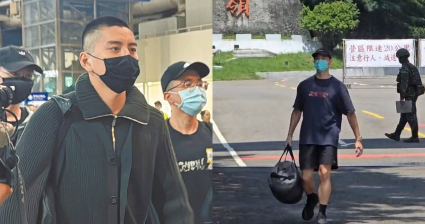 王大陸（左）與許光漢（右）同場出席替代役頒獎典禮。（圖／報系資料照）