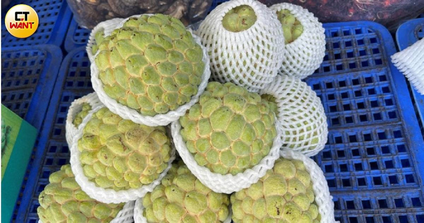台東縣鳳梨釋迦有關稅與颱風雙重夾擊，如今銷路少了至少3成，農友直呼救命。圖僅示意，非當事釋迦。（示意圖／CTWANT攝影組）
