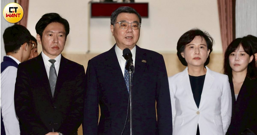 卓榮泰表示，演習目的在於「發掘問題」、「即時精進」，而非要求「完美演出」，演練也不只是一次性，而是要制度化、常態化推動。（圖／方萬民攝）