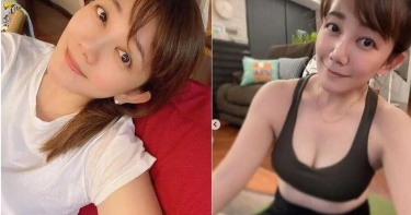 情歌天后原來身材超有料! 42歲梁靜茹宅在家炸出「渾圓美乳」