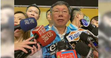 宋楚瑜宣布參選，柯文哲要他勇往直前並祝福他。（圖／報系資料照）